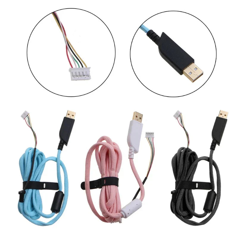 For Keyboard Mouse Replacement Cable Umbrella Rope Mouse