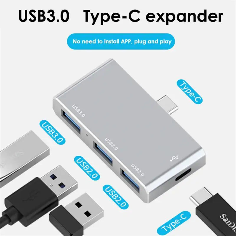 USB 3.0 Type C Hub 4 In 1