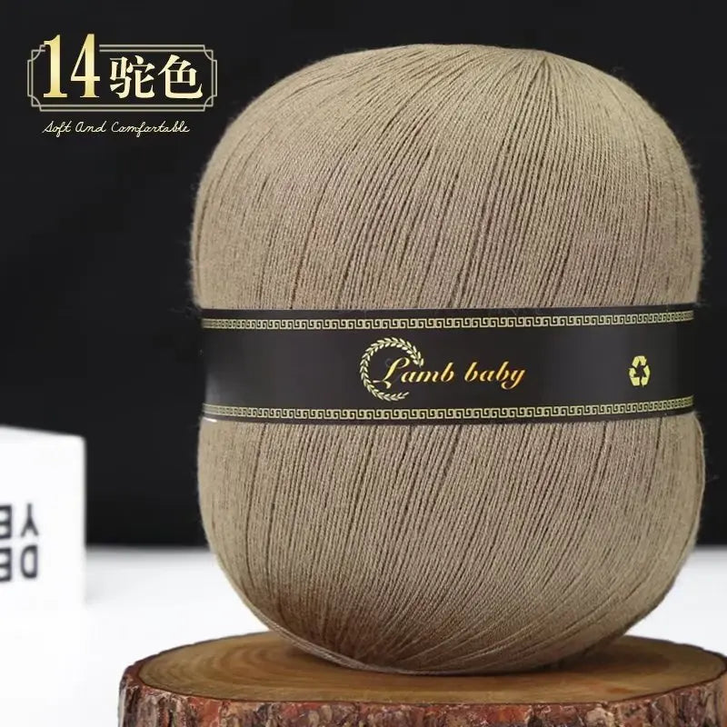 150g Solid Color Silk Cotton Yarn Soft Yarn