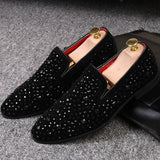 Black Spikes 2022 New Brand Mens Loafers Luxury