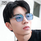 Umanco Trendy Double Beam Square Sunglasses For Men