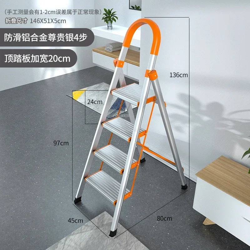 Home Indoor Portable Stairs Modern Telescopic Step Stools