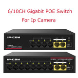 Gigabit POE Switch For IP Camera 6/10 Ports