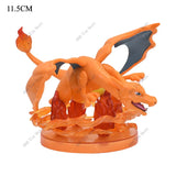 Anime Pokemon Figure Charizard Squirtle Bulbasaur Vulpix Scenes