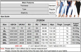 Plus Size High Waist Sexy Skinny White Basic