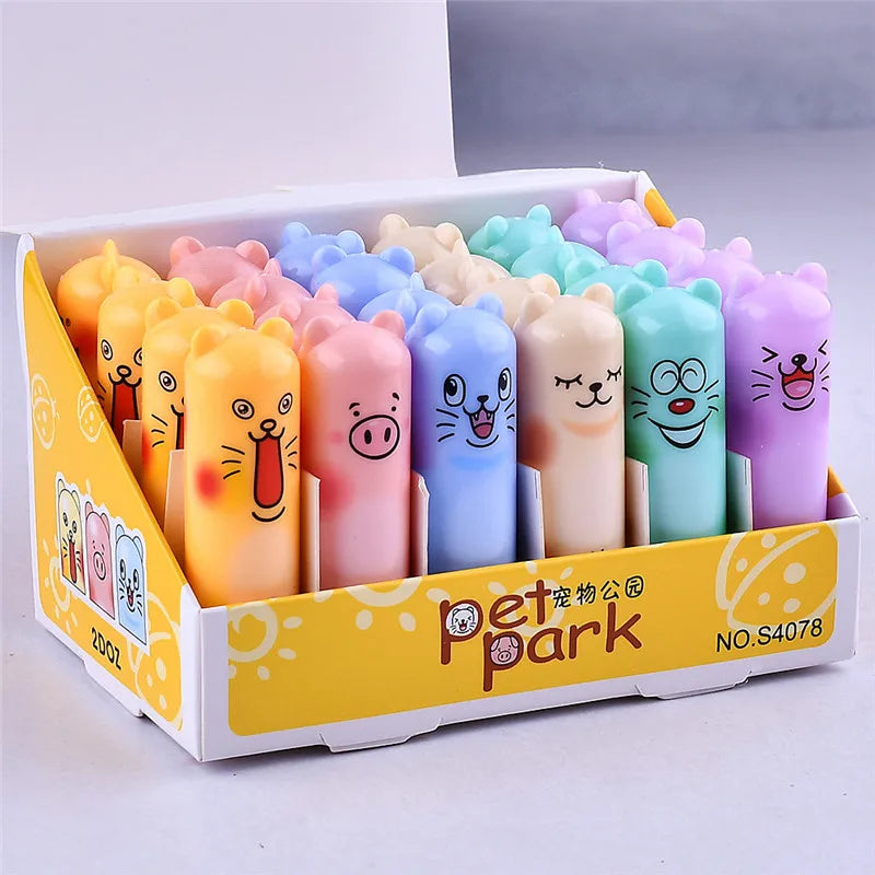 24pcs/set Moisturizing Colourless Lip Balm Natural Plant Sphere