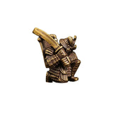 Japanese Broadsword Samurai EDC Retro Brass Knife Beads