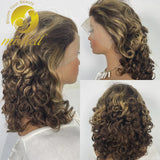 250% Density 427 Highlight Bouncy Curly Human Hair