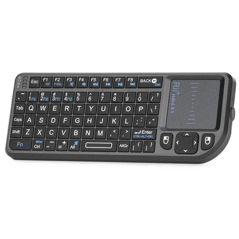 Rii X1 2.4GHz Mini Wireless Keyboard English/ES/FR Keyboards