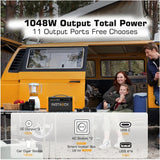 INSTABOX 600W Portable Power Station 444Wh IP23 Solar