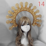 Baroque Headband DIY Material Gothic Lolita Crown Headband