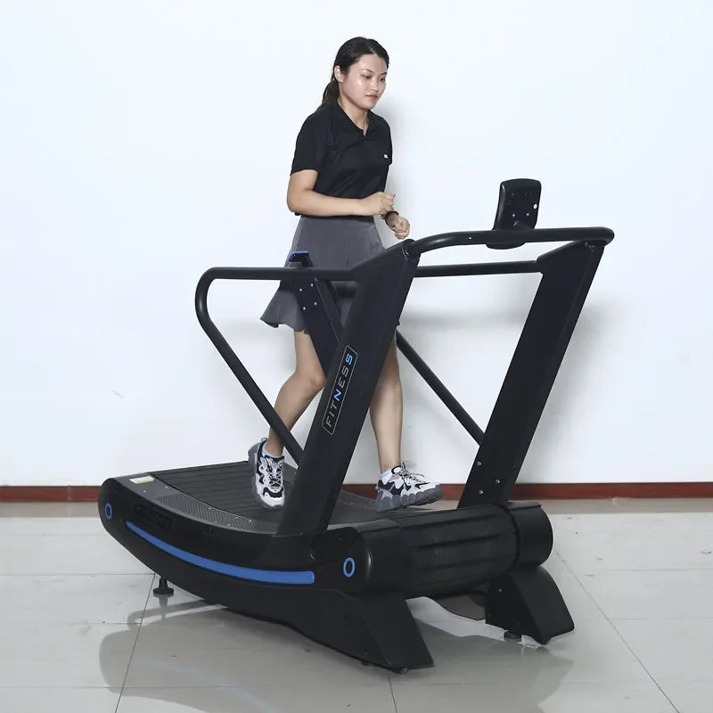 Factory Direct Sale Curved Treadmill Machine Cardio Exercise