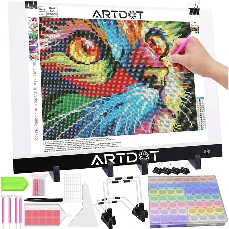 ARTDOT LED Light Pad For 5D Stitch Diamond