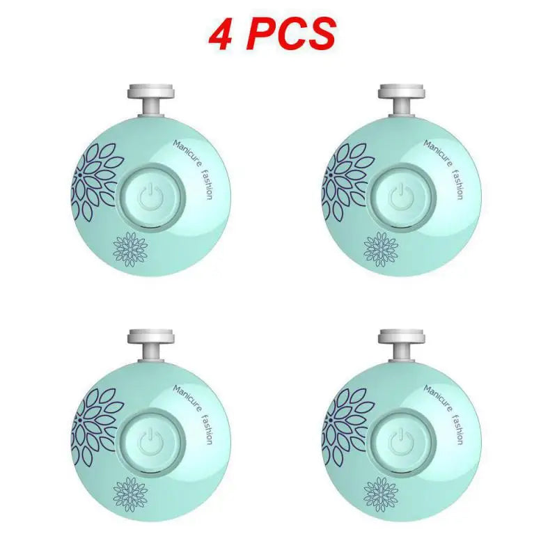 1~4PCS Baby Electric Nail Trimmer Kid Nail Polisher