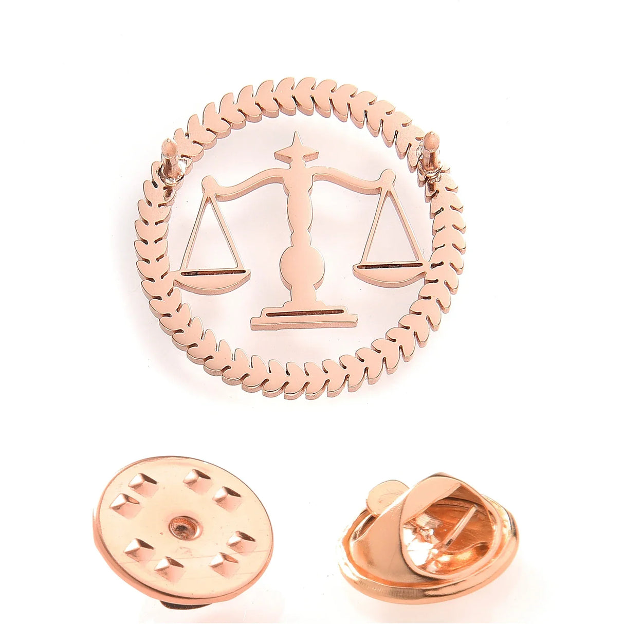 Qi Qi Wu Libra Balance Advocate Lawyer Brooch