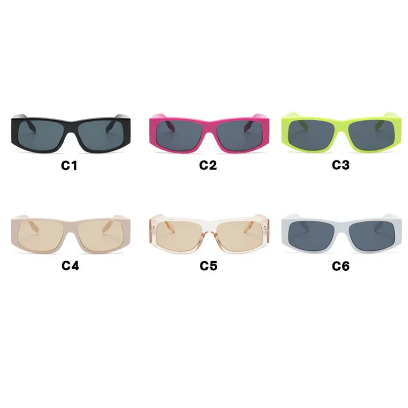 Fashion Designer Square Shades Women Irregular Frame Eyeglasses