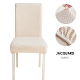 Jacquard Fabric Chair Cover Universal Size Chair Covers