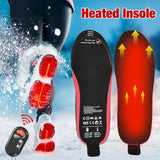 USB Heated Shoe Insoles Rechargeable Electric Foot Warming