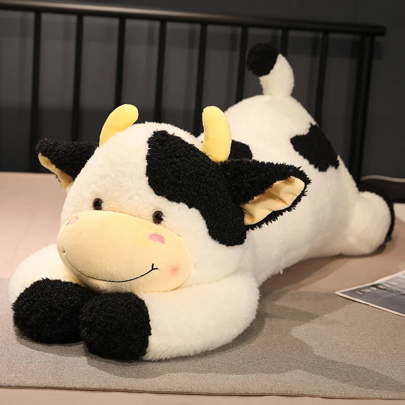 Hot 1pc 90cm/110cm Lovely Milk Cow Plush Toys