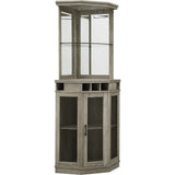 Stone Grey Corner Bar Unit 73"