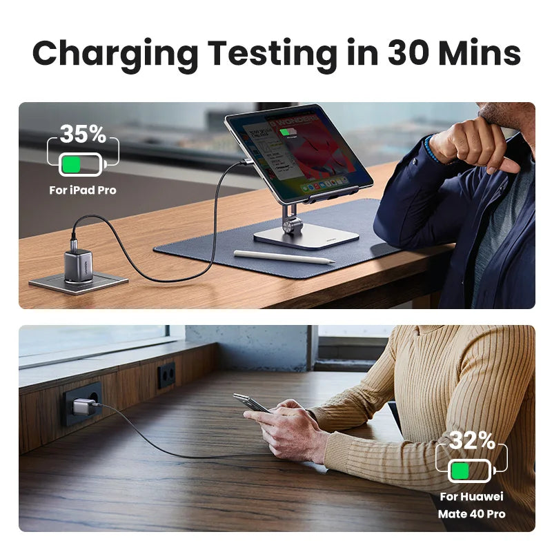 UGREEN GaN 30W Fast Charger for iPhone 15
