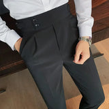 2023 New Men's Suit Pants Slim Fit Business