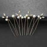 Bride Hairpins Wedding Hair Accessories Trendy Crystal U-shaped