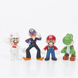 48pcs/set Super Mario Bros PVC Action Figure Toys