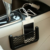 1pcs2pcs Car Organizer Storage Bag Auto Paste Net