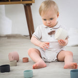 Set Of Silicone Building Blocks 3D Stacking Building