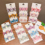 1pc Random Colorful Butterfly Hairpins Girl Hair Clips
