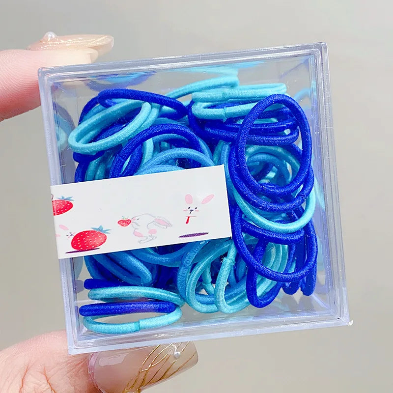 100pcs Colorful Rubber Bands In Summer Versatile Design