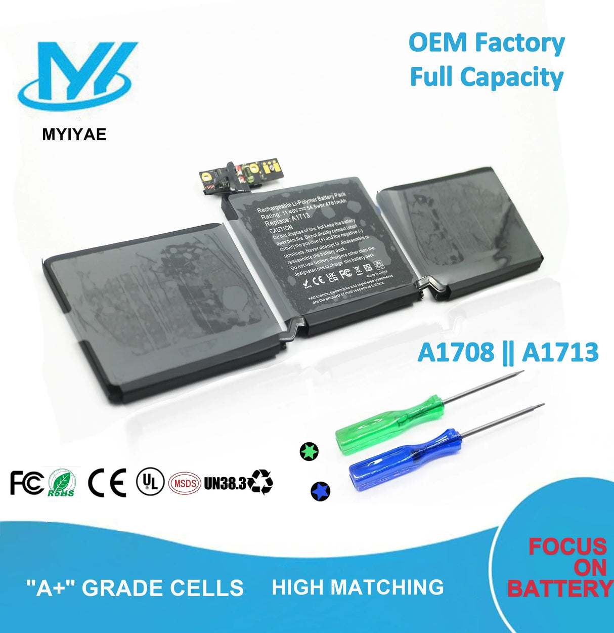 Laptop Battery Lithium Battery Recycling Machine A1713 11.4V