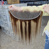 Highlight Body Wave Frontal Honey Blonde Ombre 13x4