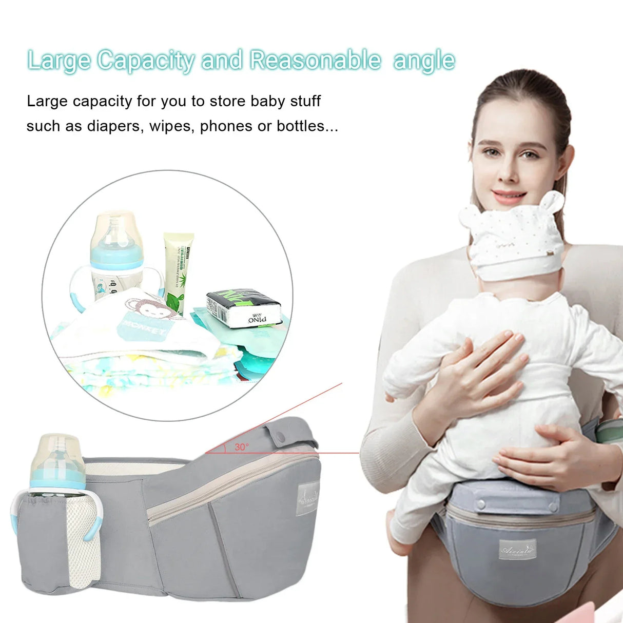 Baby Carrier Ergonomic Infant Multifunctional Waist Stool Newborn