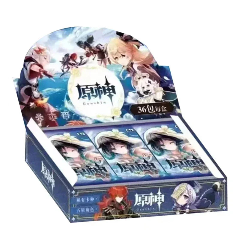 Genshin Impact Cards Anime TCG Game Collection Pack