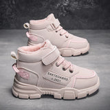 Winter Children's Boots Boys Plus Cashmere Thicken Warm