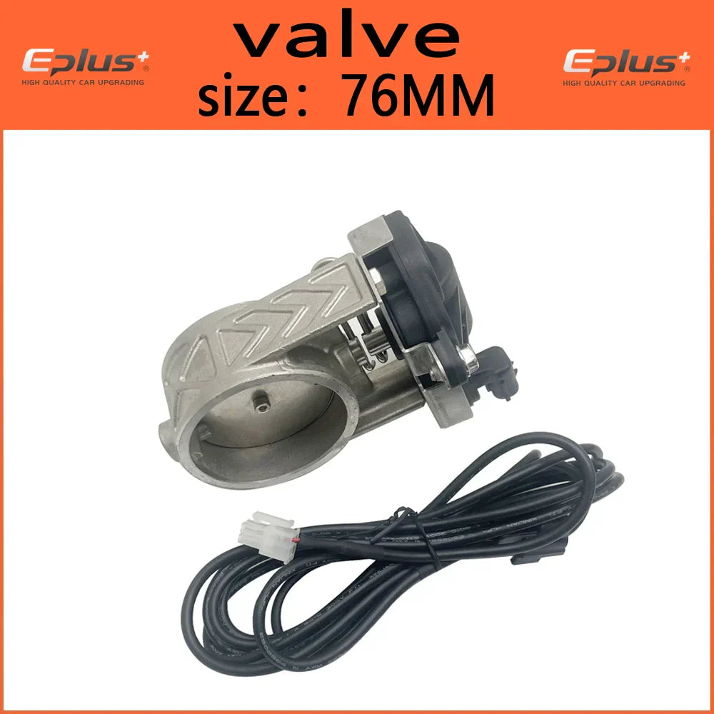 EPLUS Car Exhaust Pipe Electronic Valve Kit Universal