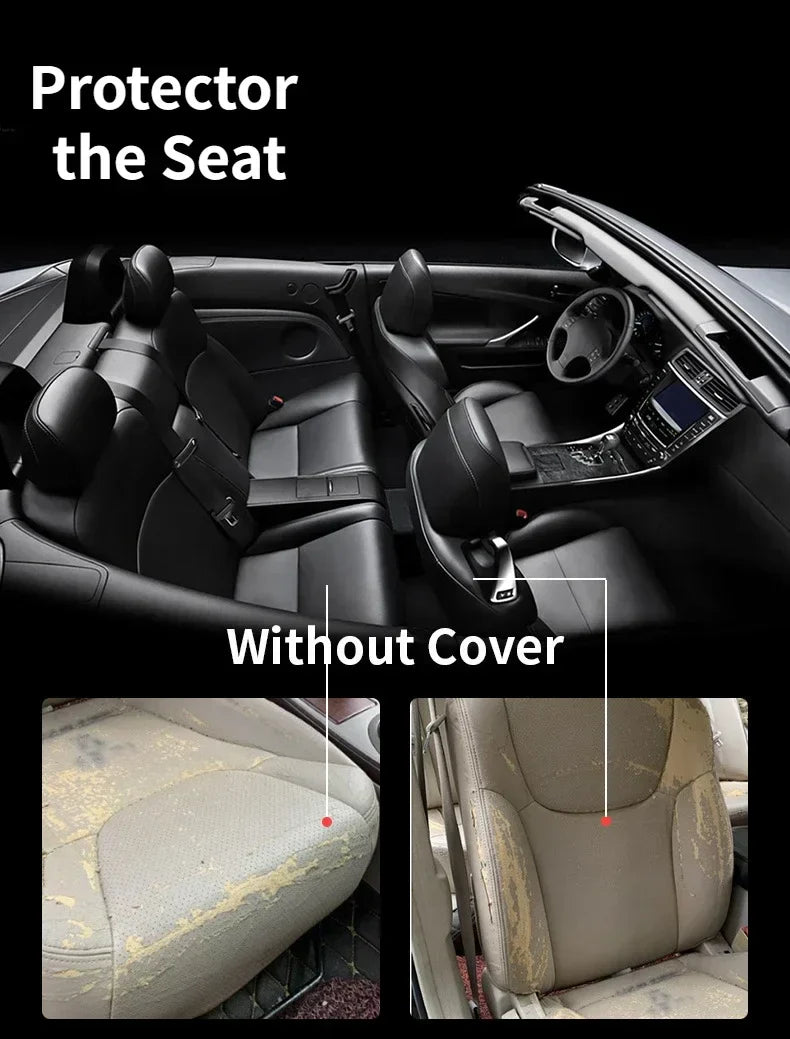 Linen Car Seat Cover for All Seasons Soft