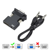 HDMI-compatible to VGA Converter Adapter 1080P VGA Adapter