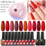 Mtssii 13/16Pcs Gel Nail Polish Set With 36W