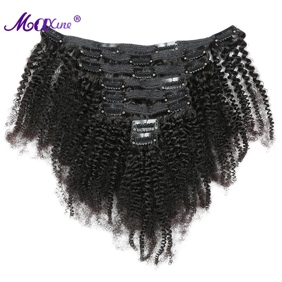 Maxine 4A 4B Hair Kinky Curly Clip In