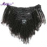 Maxine 4A 4B Hair Kinky Curly Clip In