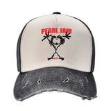 Baseball Cap Pearls Jam Rock Band Outfit for