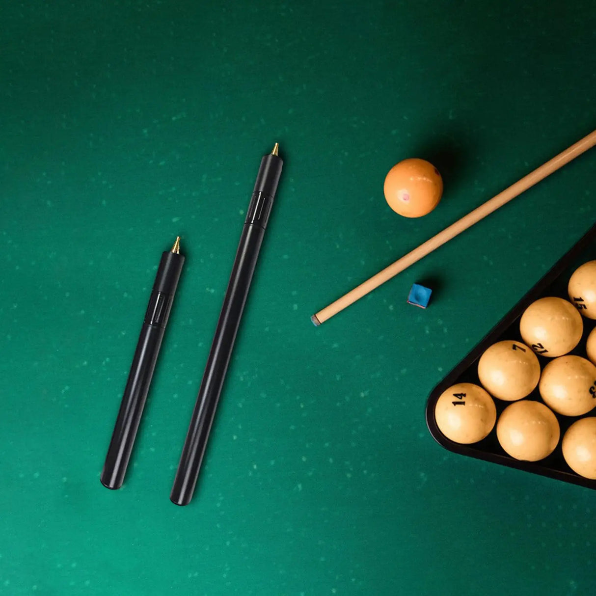 2Pcs Billiard Pool Extension Telescopic Lightweight Snooker Billiard