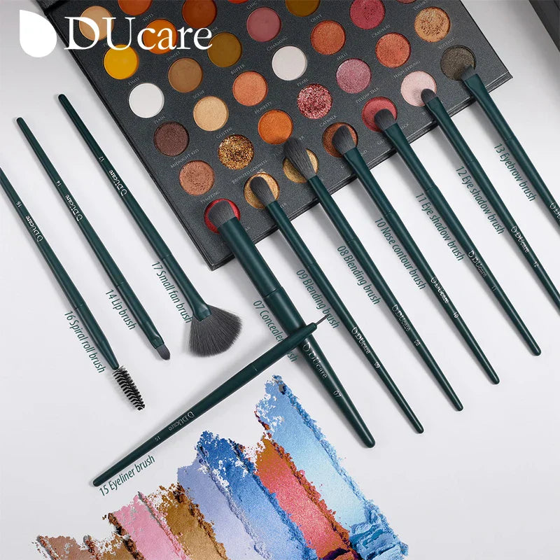 DUcare Professional Makeup Brushes kits Synthetic Hair 17Pcs