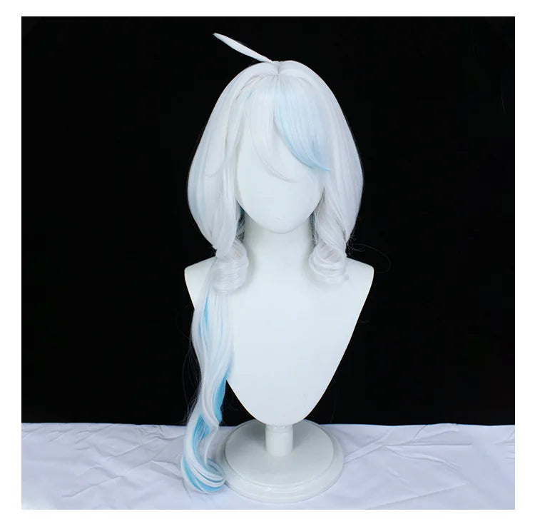 Furina Focalors Hydro Archon Cosplay Costume Wig Shoes