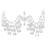 Vintage Silver Plated Moon Leaves Hair Accessories Boho