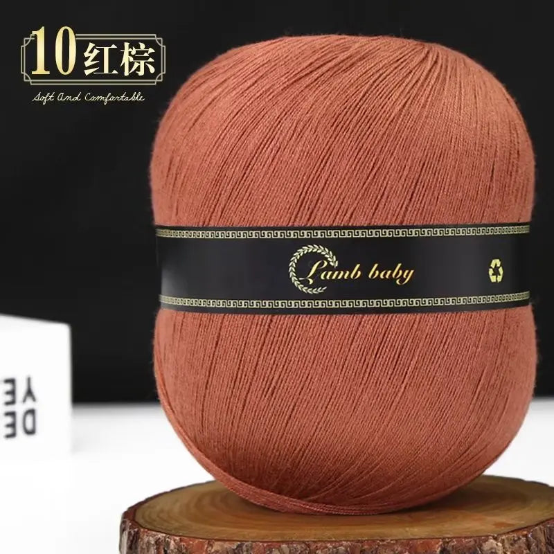 150g Solid Color Silk Cotton Yarn Soft Yarn