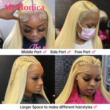 Straight 613 Blonde Lace Front Wig Human Hair